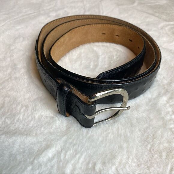 Other - Black Leather Belt Size 50